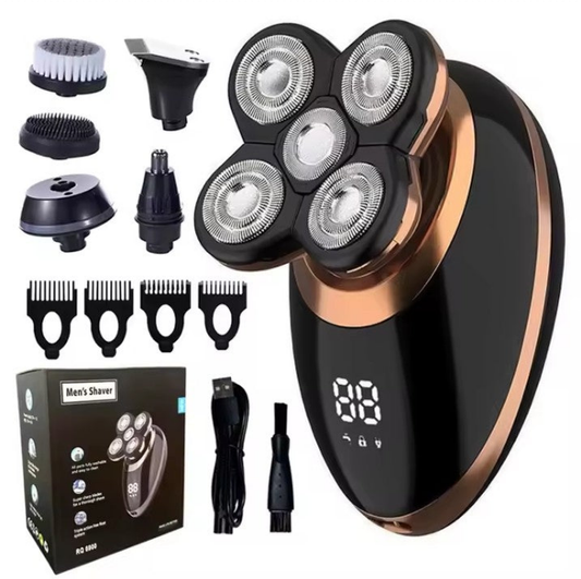 Portable Rechargeable 5-in-1 Electric Shaver